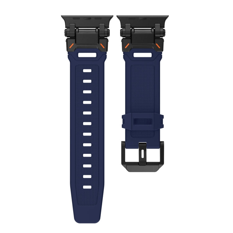 Rynx | For Apple Watch Series 9 45mm Explorer TPU Watch Band (Black Blue)