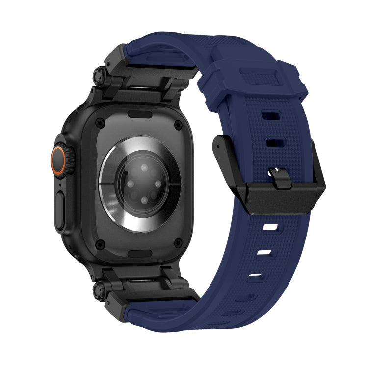 Rynx | For Apple Watch Series 9 45mm Explorer TPU Watch Band (Black Blue)
