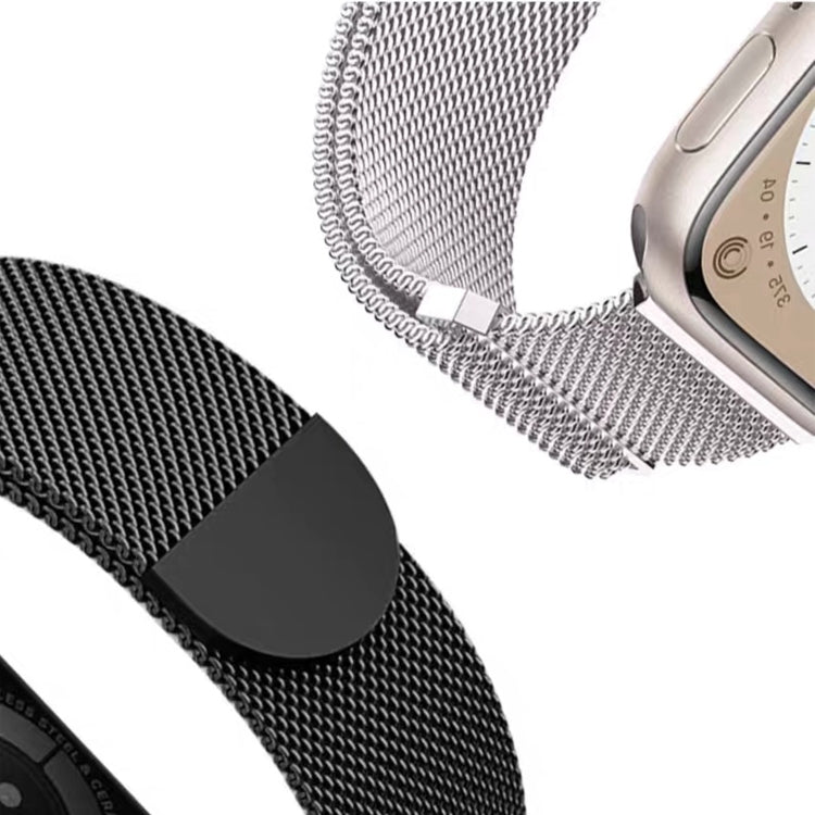 Rynx | For Apple Watch Series 4 40mm Two Color Milanese Loop Magnetic Band (Starlight Green)