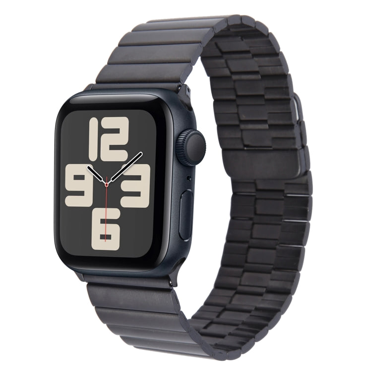 Rynx | For Apple Watch SE 2023 40mm Bamboo Stainless Steel Magnetic Watch Band (Black)