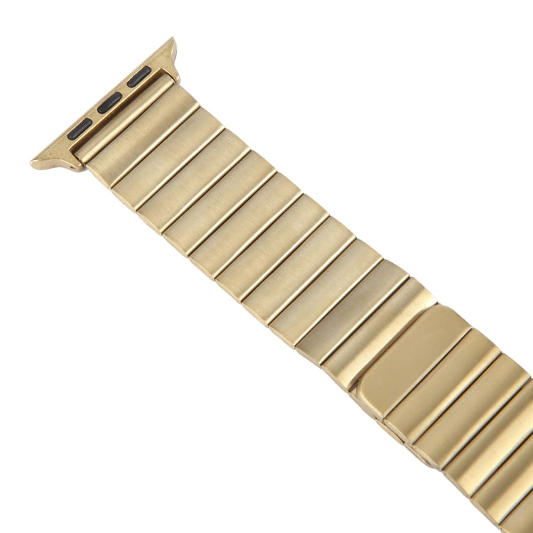 Rynx | For Apple Watch Series 9 45mm Bamboo Stainless Steel Magnetic Bracelet (Gold)