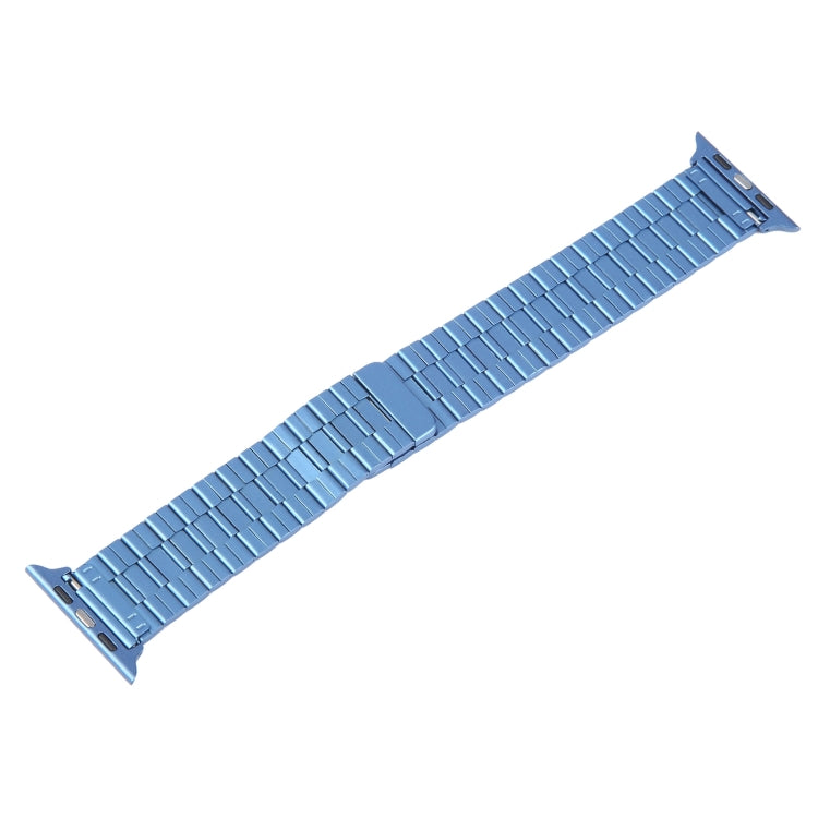 Rynx | For Apple Watch Series 9 45mm Bamboo Stainless Steel Magnetic Watch Band (Blue)