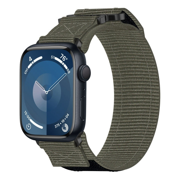 Rynx | For Apple Watch Series 9 45mm Nylon Velcro Strap (Gray)
