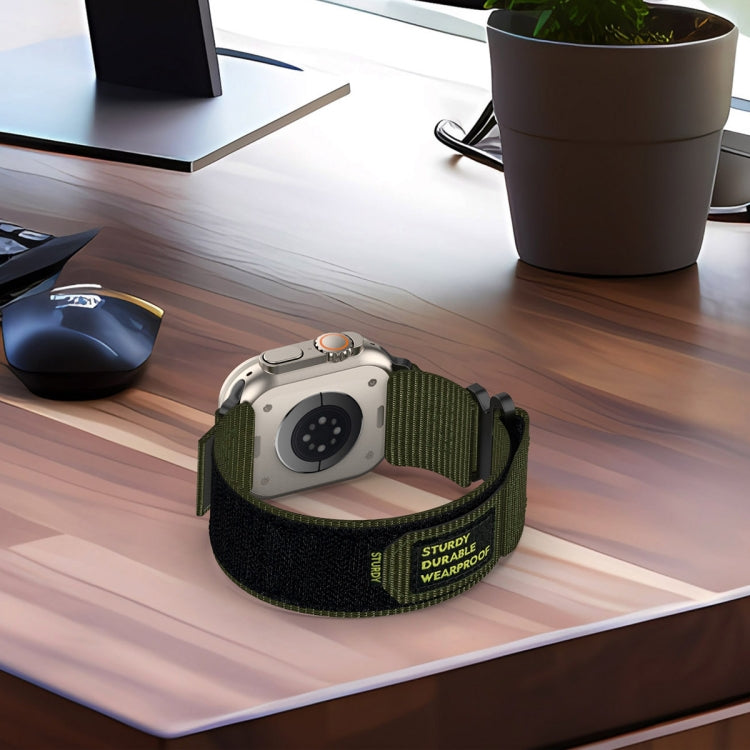 Rynx | For Apple Watch Series 9 45mm Nylon Velcro Strap (Gray)