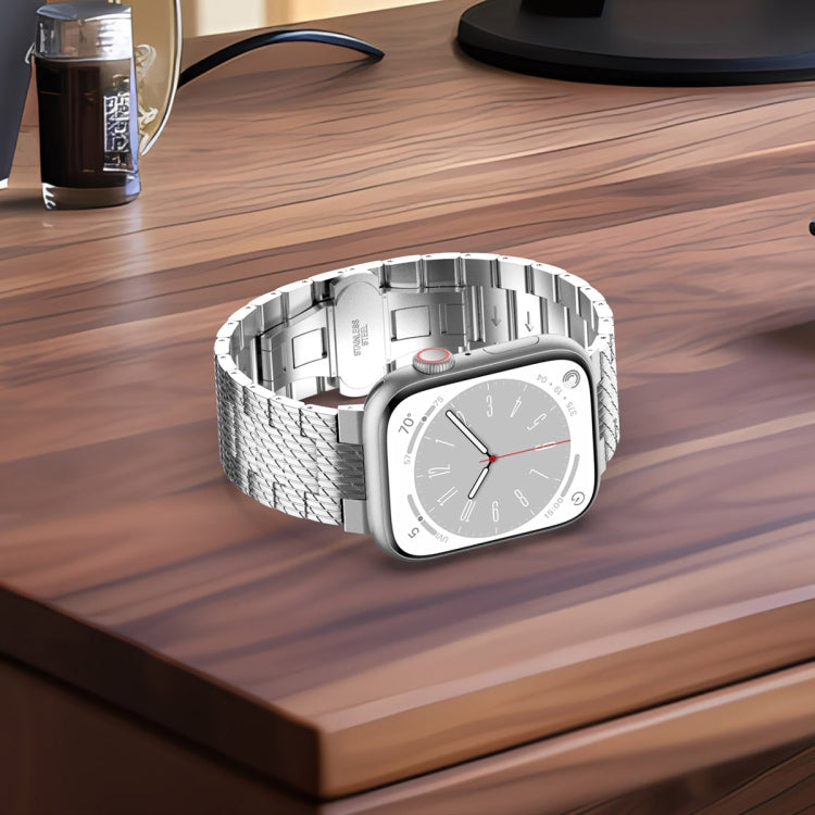 Rynx | For Apple Watch Series 4 44mm Twill Stainless Steel Band (Gold)