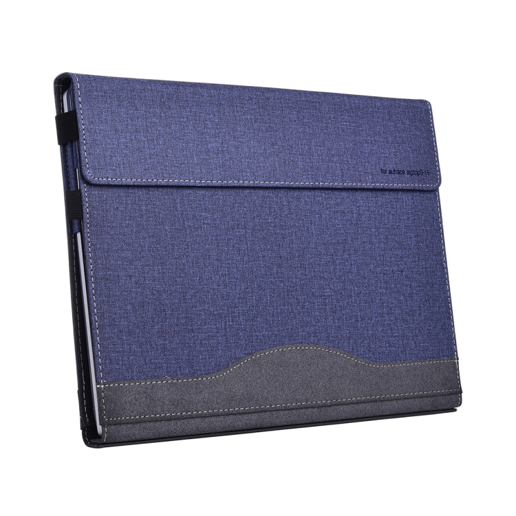 Rynx | For Lenovo ThinkPad X1 Yoga Gen 7 14 Inch Fabric Texture Laptop Leather Protective Case (Dark Blue)