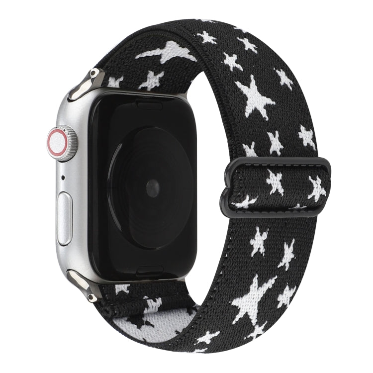 Rynx | Ethnic Style Buckle Bracelet for Apple Watch Series 7 41mm / 6 & SE & 5 & 4 40mm / 3 & 2 & 1 38mm (Black White)