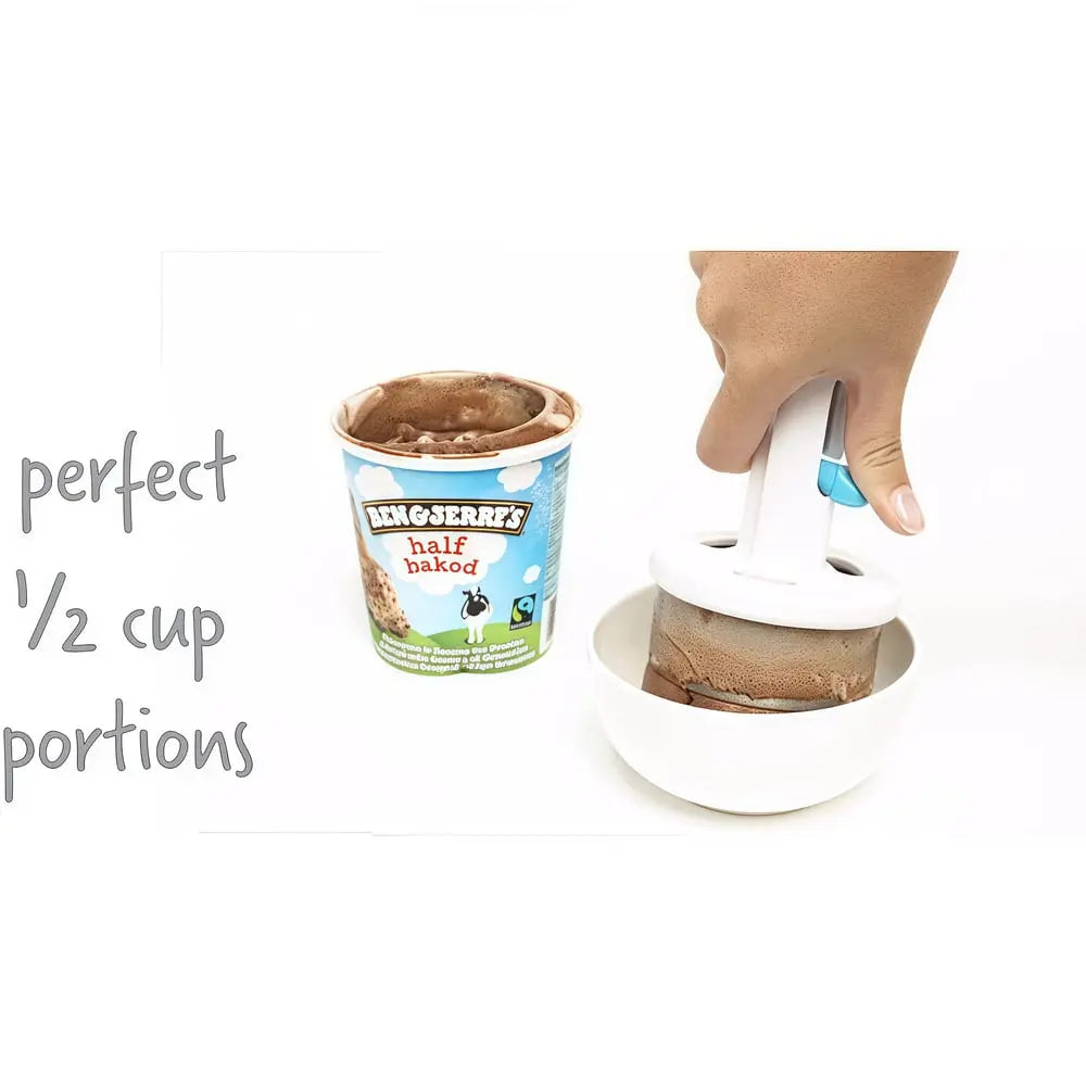 Rynx | Stainless Steel Ice Cream Scoop – With One-Hand Release & Ergonomic Handle