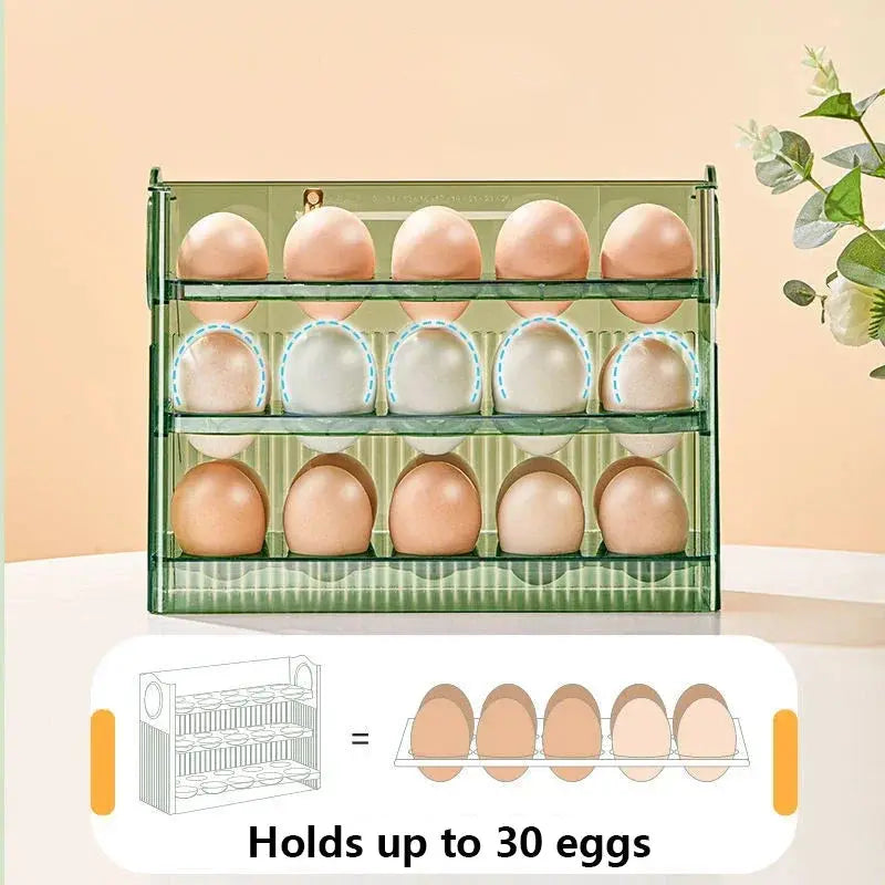 Rynx | Egg organizer with 3 levels and date display