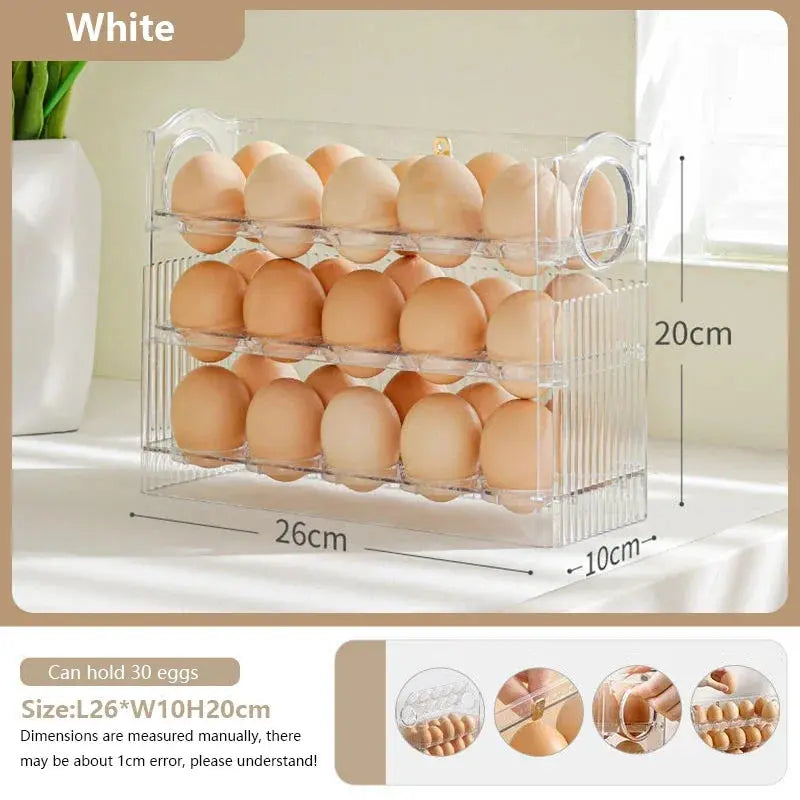 Rynx | Egg organizer with 3 levels and date display
