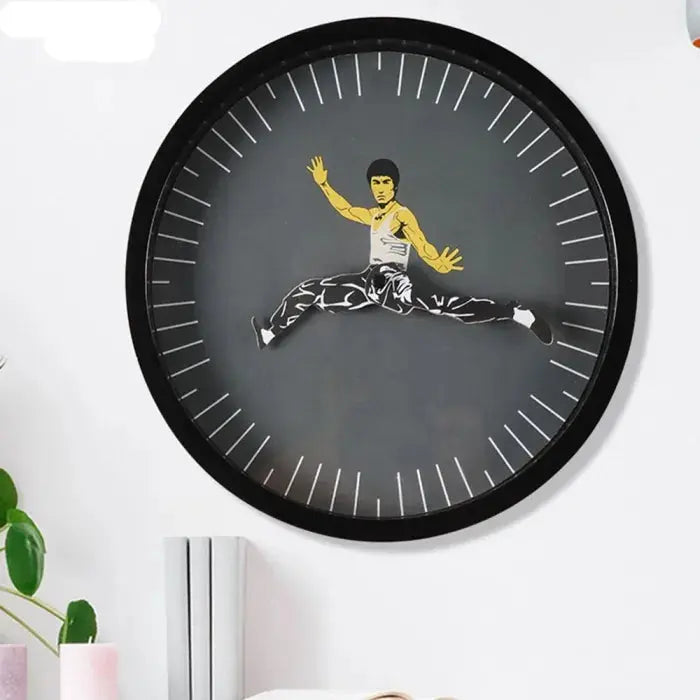 Rynx | Unique Kung Fu Wall Clock – Quiet and stylish