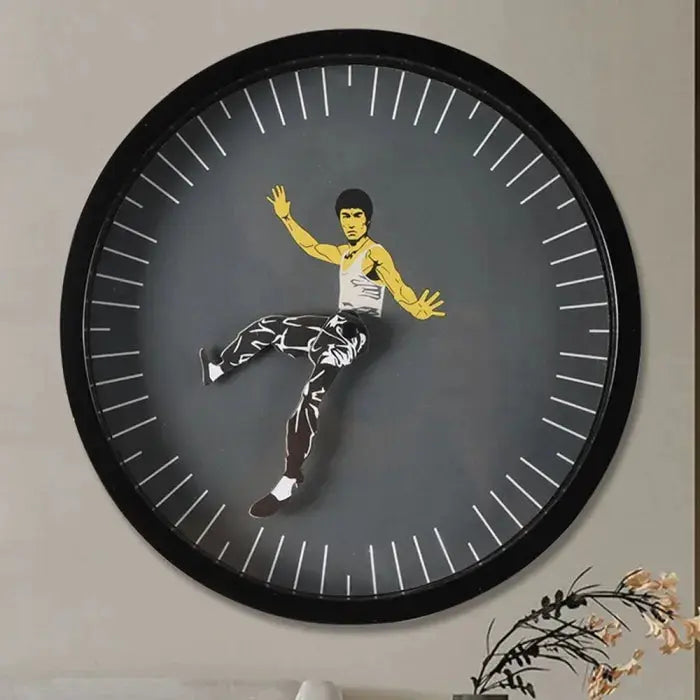 Rynx | Unique Kung Fu Wall Clock – Quiet and stylish
