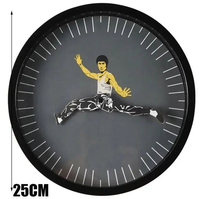 Rynx | Unique Kung Fu Wall Clock – Quiet and stylish