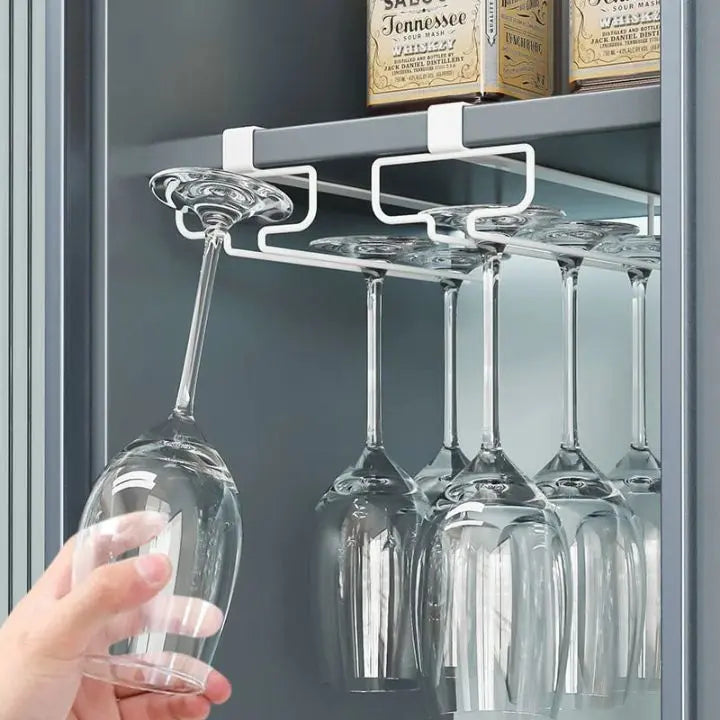 Rynx | Elegant wine glass holder for undercounter installation