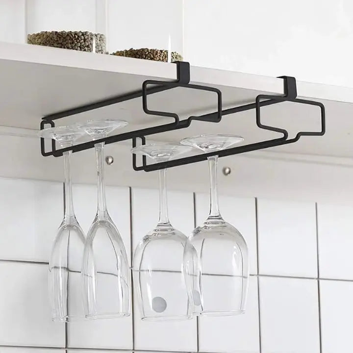 Rynx | Elegant wine glass holder for undercounter installation
