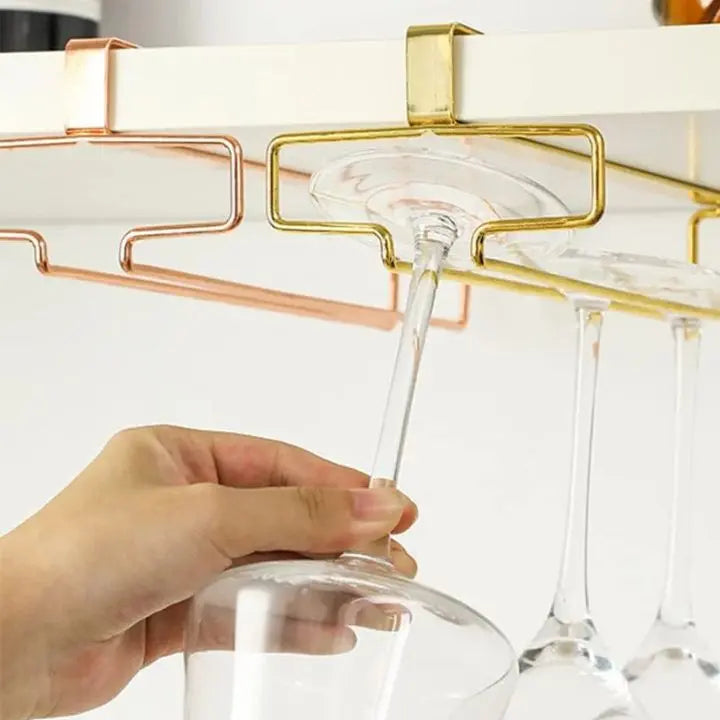 Rynx | Elegant wine glass holder for undercounter installation