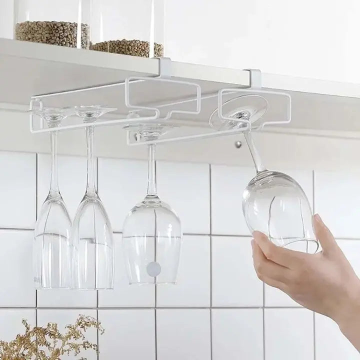 Rynx | Elegant wine glass holder for undercounter installation