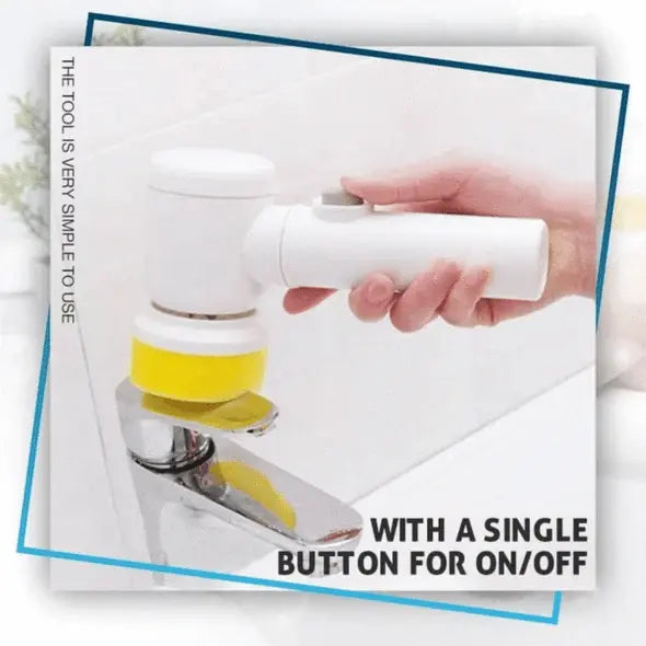 Rynx | Electric Redary brush with 360° brush heads for effortless cleaning