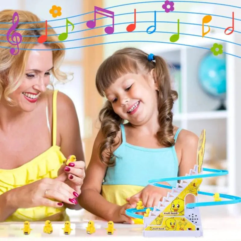 Rynx | Electric Duck Slide with Light & Music – Interactive Learning Toy