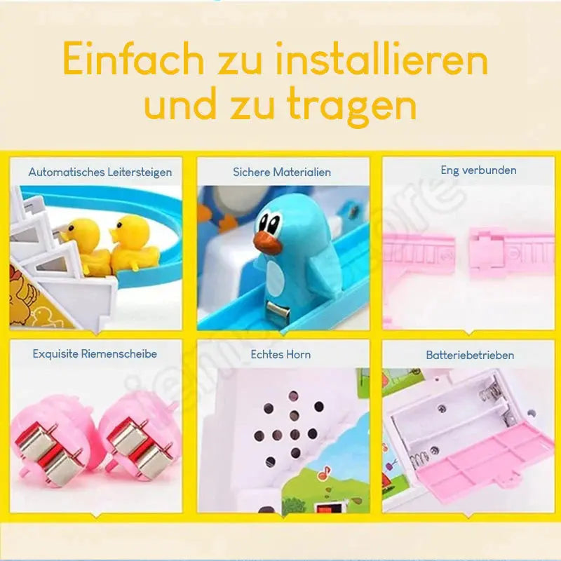 Rynx | Electric Duck Slide with Light & Music – Interactive Learning Toy