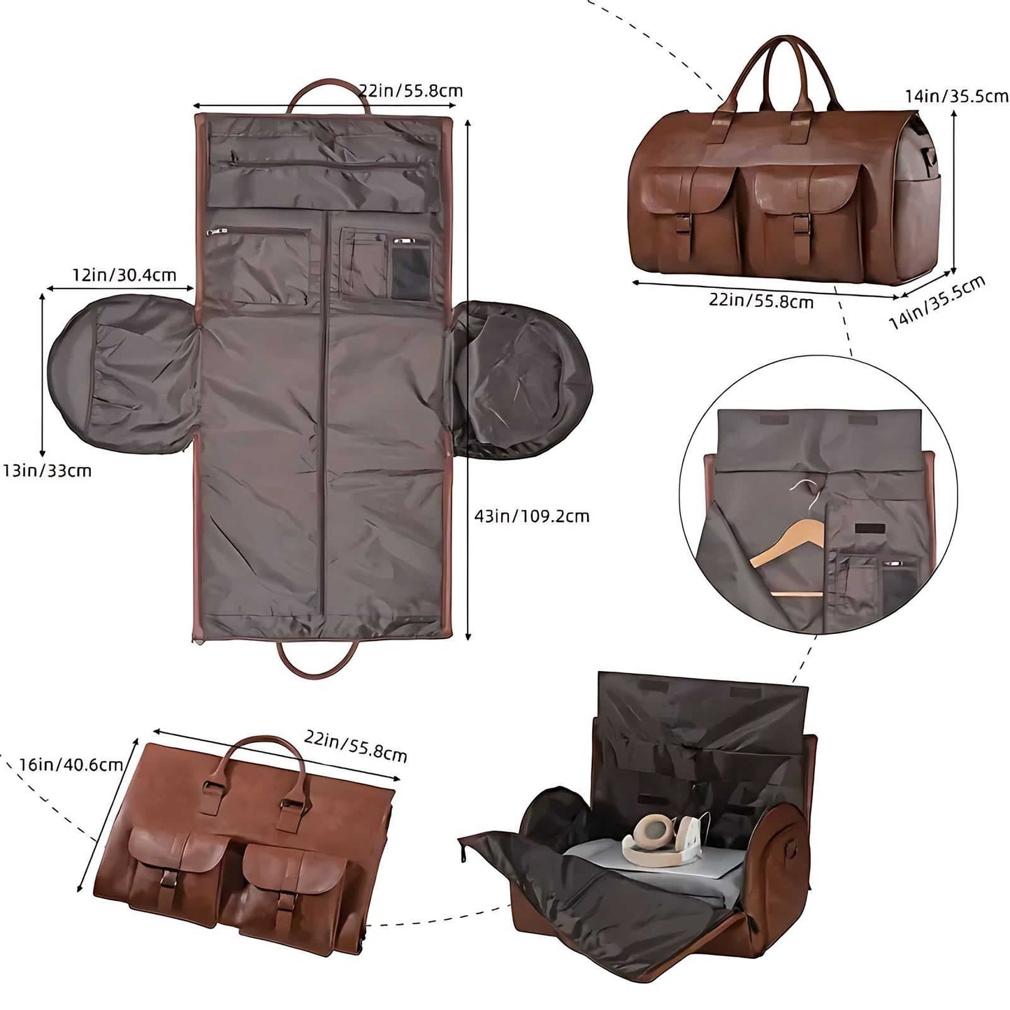 Rynx | Eminencecarrier - Luxe Leather Duffel Bag