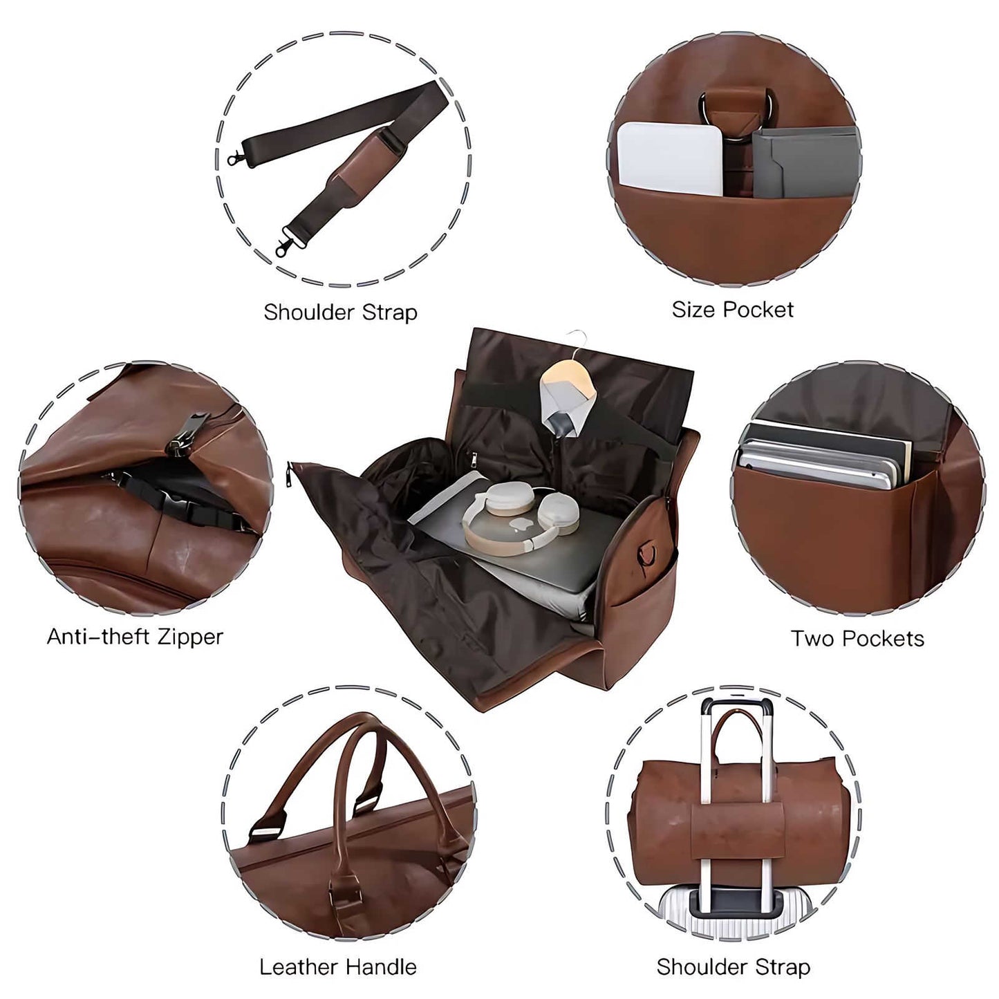 Rynx | Eminencecarrier - Luxe Leather Duffel Bag