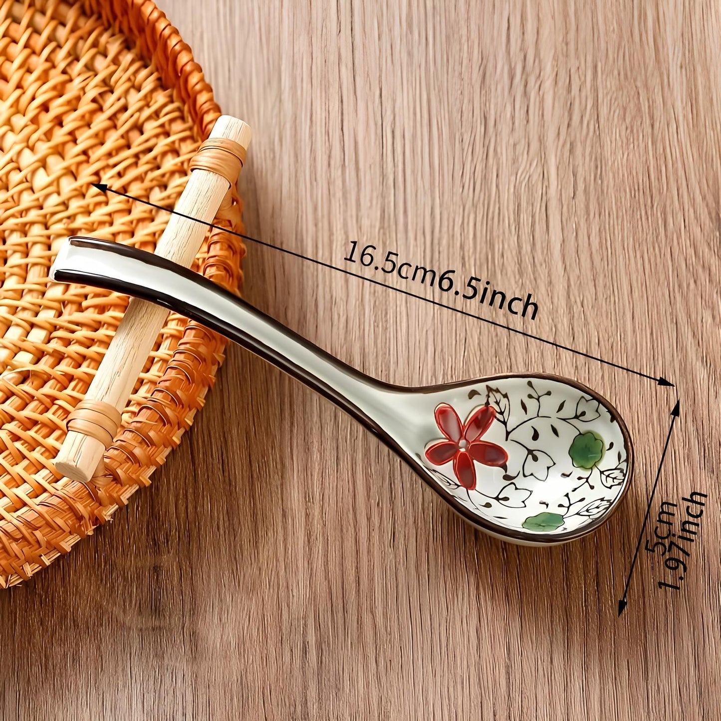 Rynx soup bowl in ceramic with pattern 8 pcs