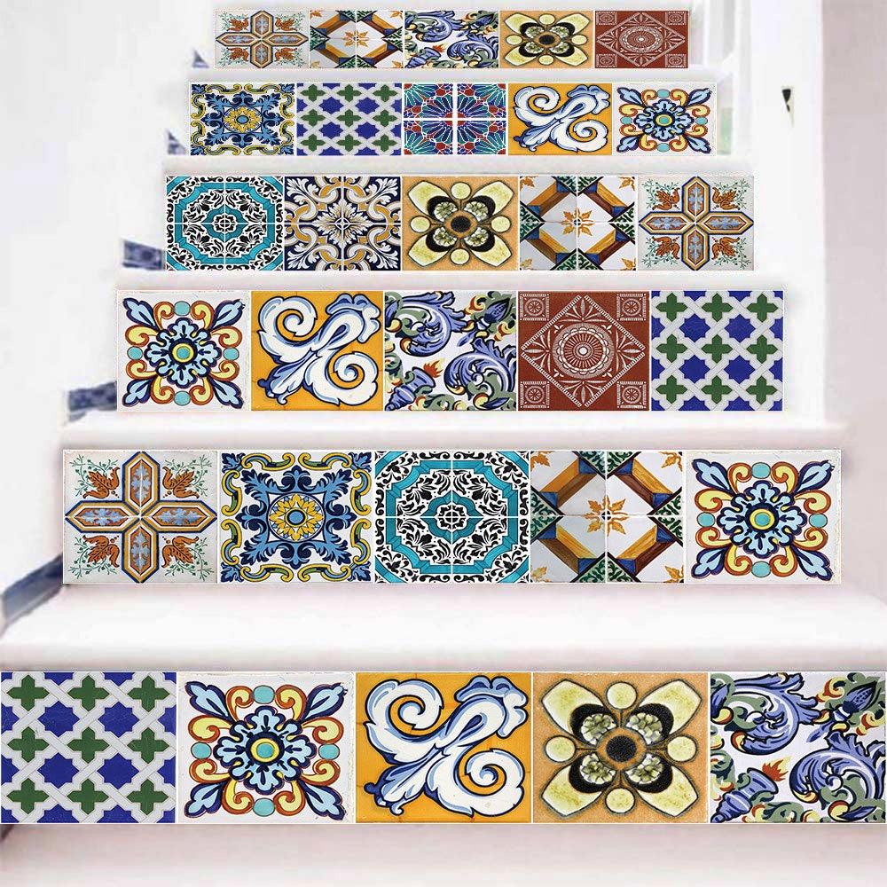 Rynx | Transform your stairs with stylish abstract geometric decals
