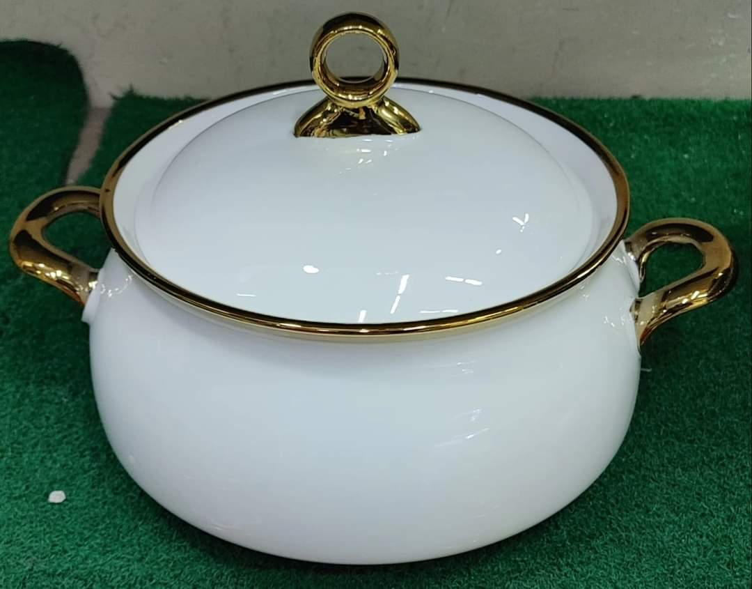 Rynx | 3 Piece Gold Ceramic Serving Bowls