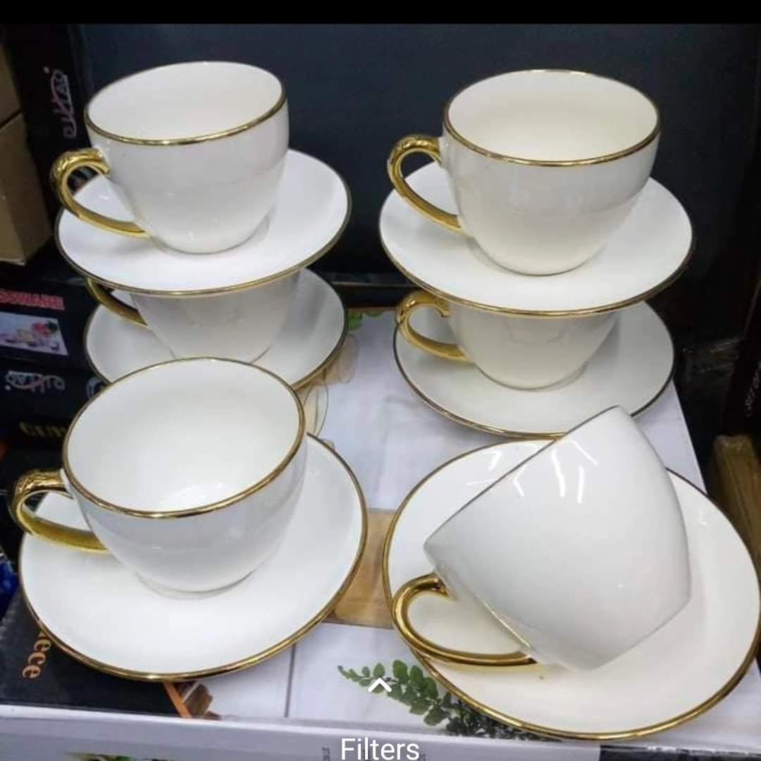 Rynx | 220ml cups (6)+6 saucers