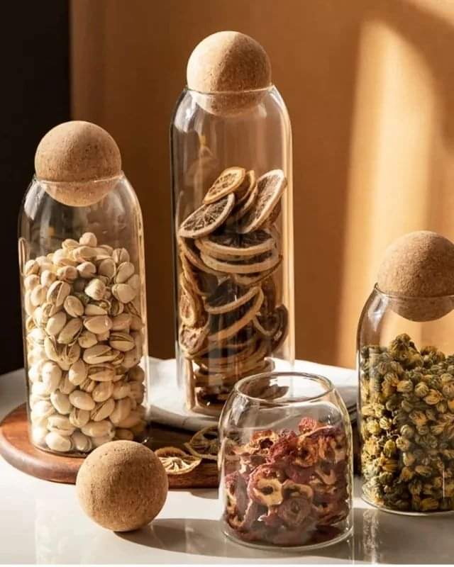 Rynx | 4 Piece Glass Container with Ball Lid
