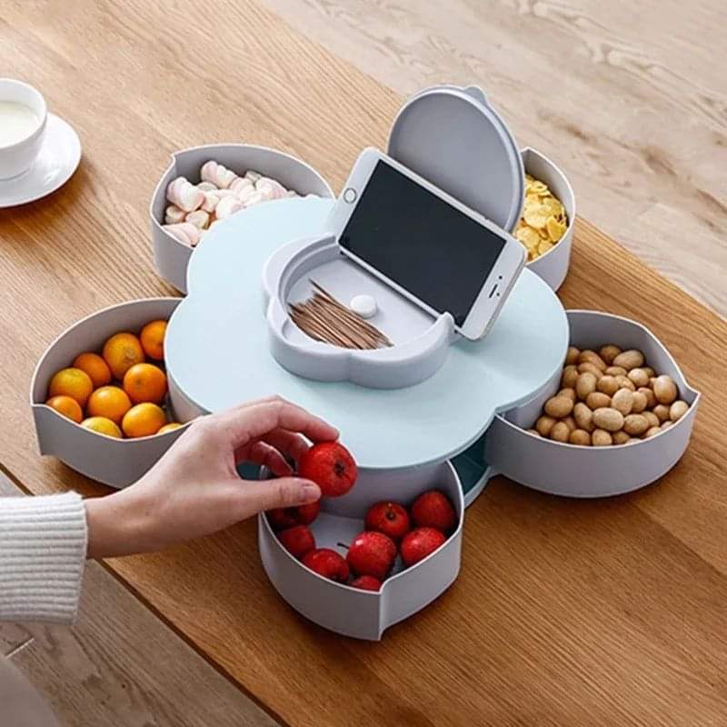 Rynx | Plum-shaped rotating fruit bowl