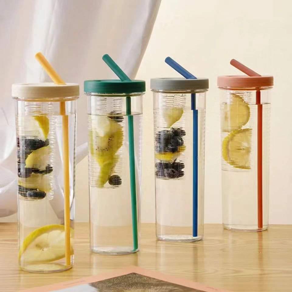 Rynx | Water bottle with foldable straw