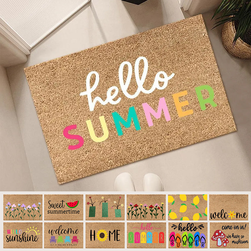 Rynx | Welcome Decorative Doormat, Non-Slip Mats for the Entrance Area