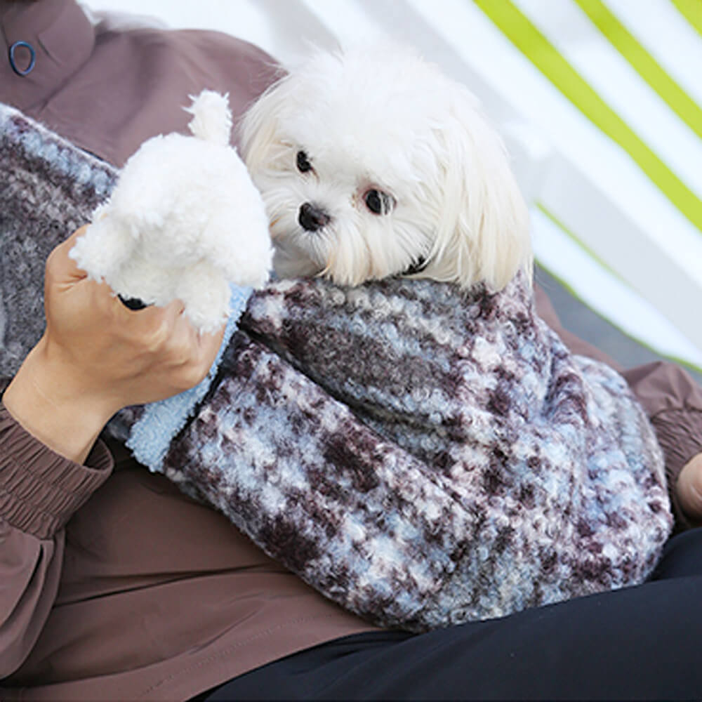 RYNX | Plaid Secure Pocket Dog & Cat Shoulder Carrier Bag