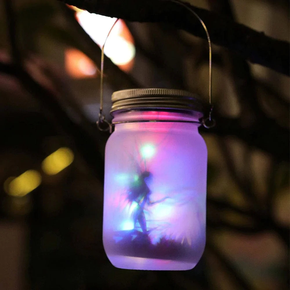 Rynx | Fairy Mason Jar Solar Lamp