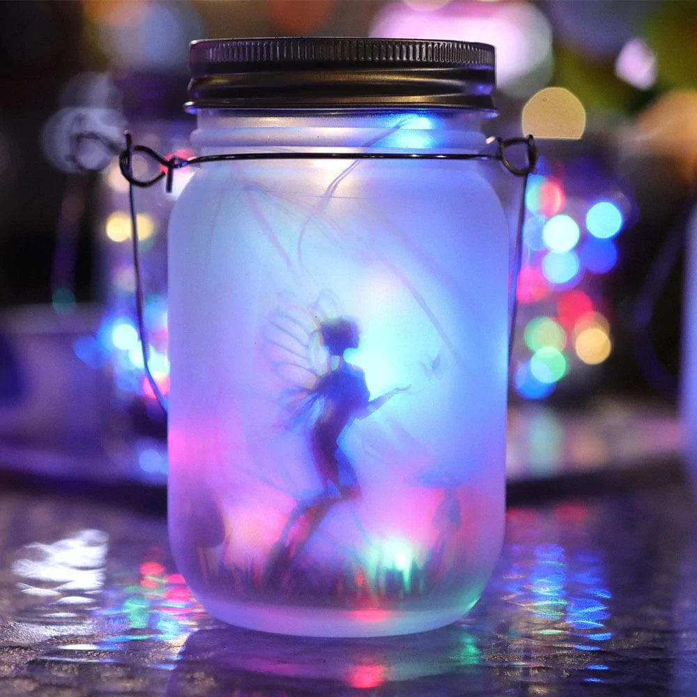 Rynx | Fairy Mason Jar Solar Lamp