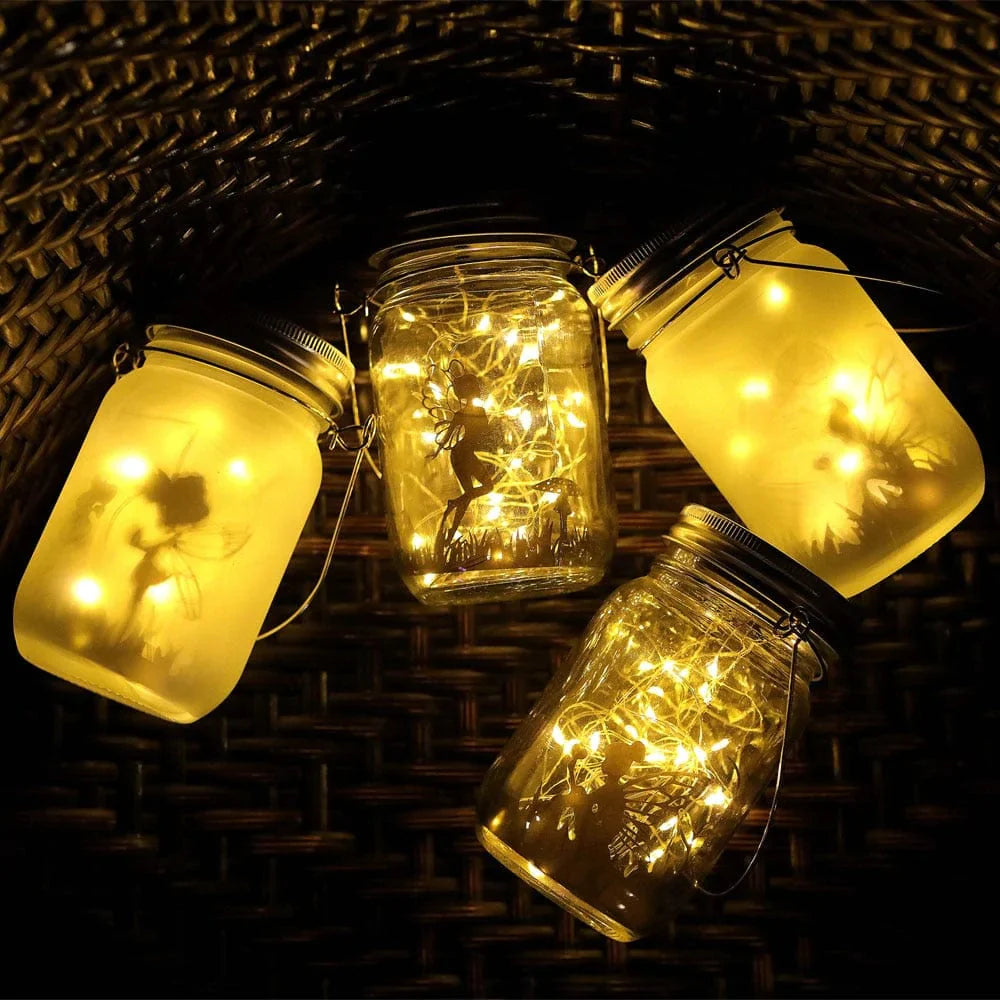 Rynx | Fairy Mason Jar Solar Lamp