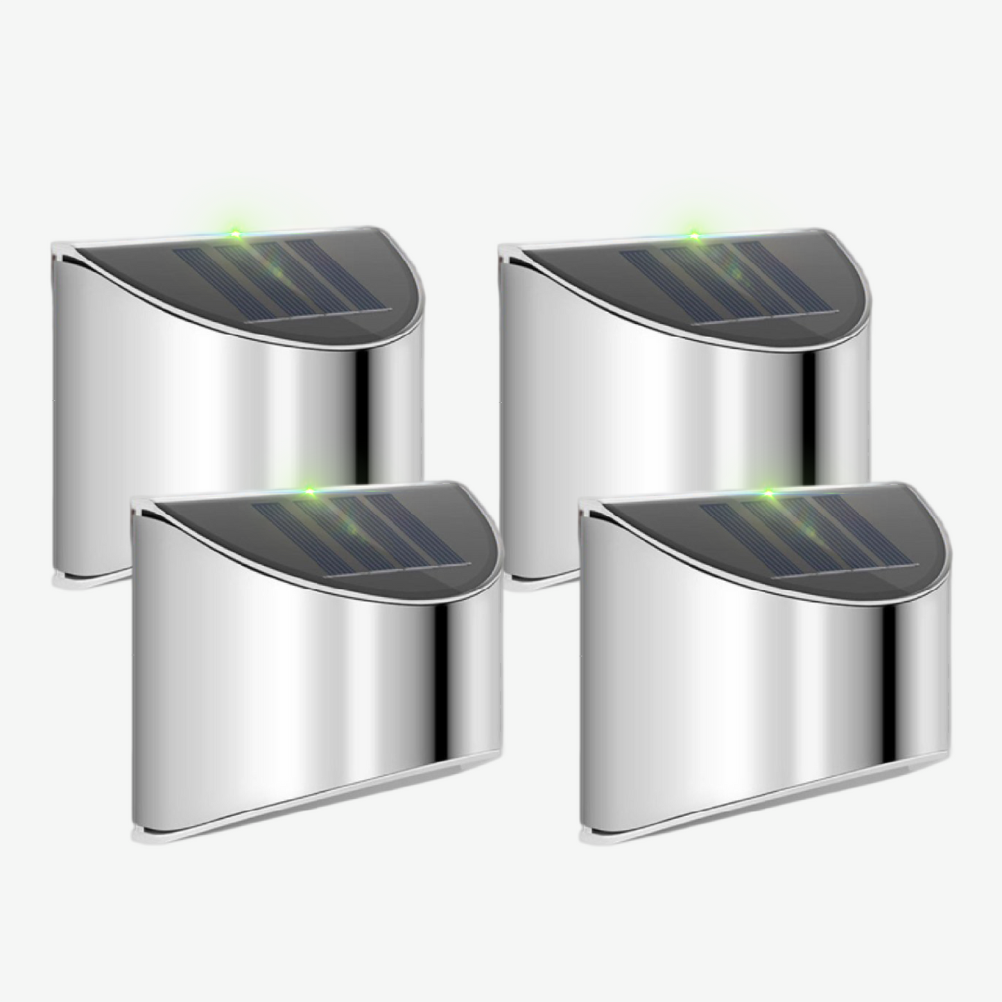 Rynx | EcoSteel - Waterproof Solar LED Outdoor Wall Lamps