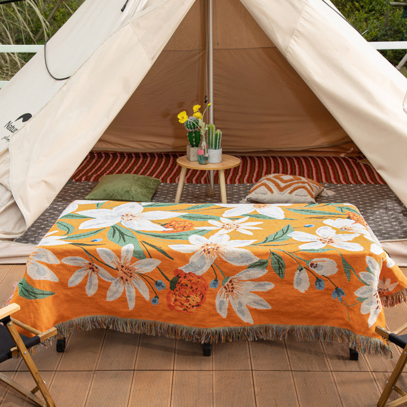 Rynx | Sunlit Bloom Throw Blanket