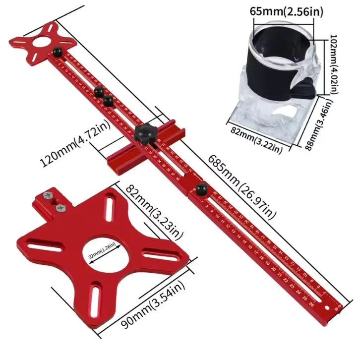 Rynx | Milling template for precise woodworking