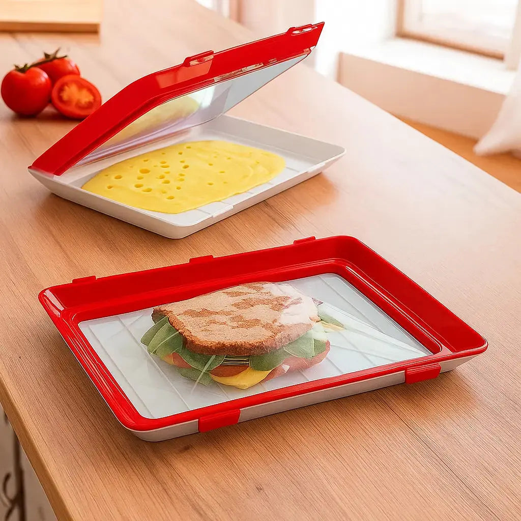 Rynx | Fresh container with airtight closure – Stackable storage tray