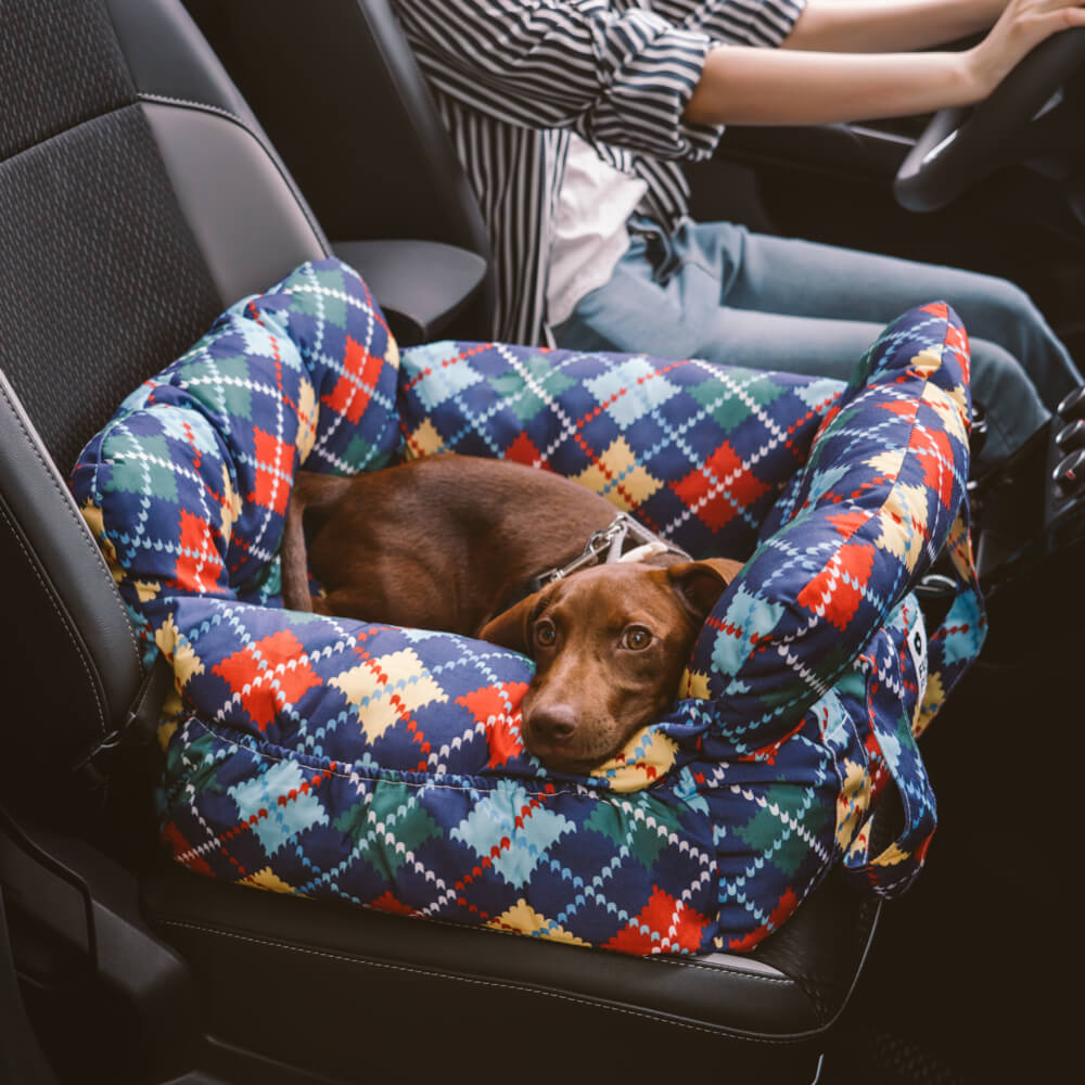 Rynx | time trip pet bolster large dog car seat bed