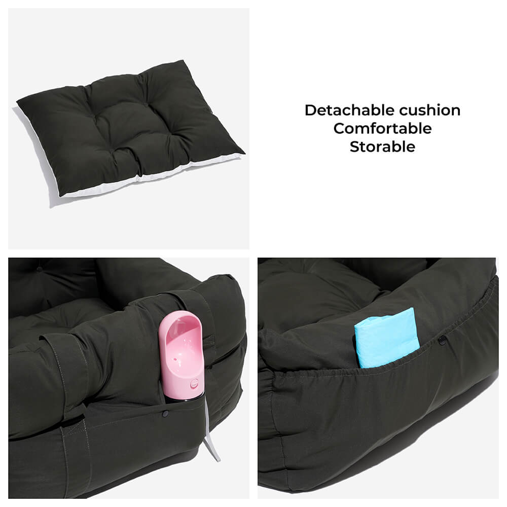 Rynx | time trip pet bolster large dog car seat bed