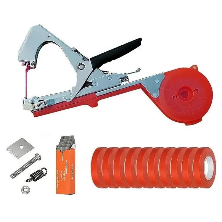 Rynx | Garden Plant Tying Tool Set | 10 Rolls of Tape and 10,000 Staples