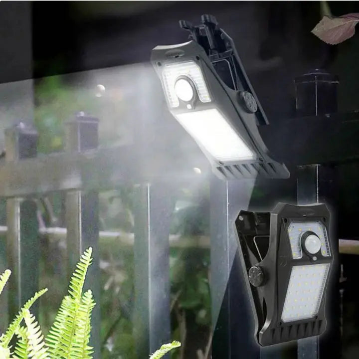 Rynx | Large Solar LED Outdoor Lamp – With Clip & Motion Sensor