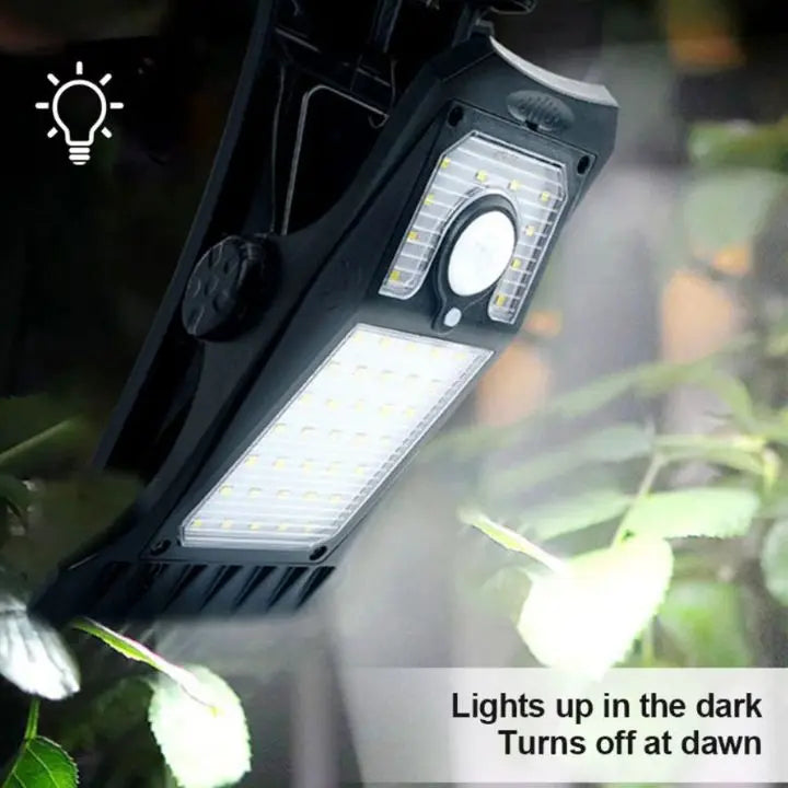 Rynx | Large Solar LED Outdoor Lamp – With Clip & Motion Sensor