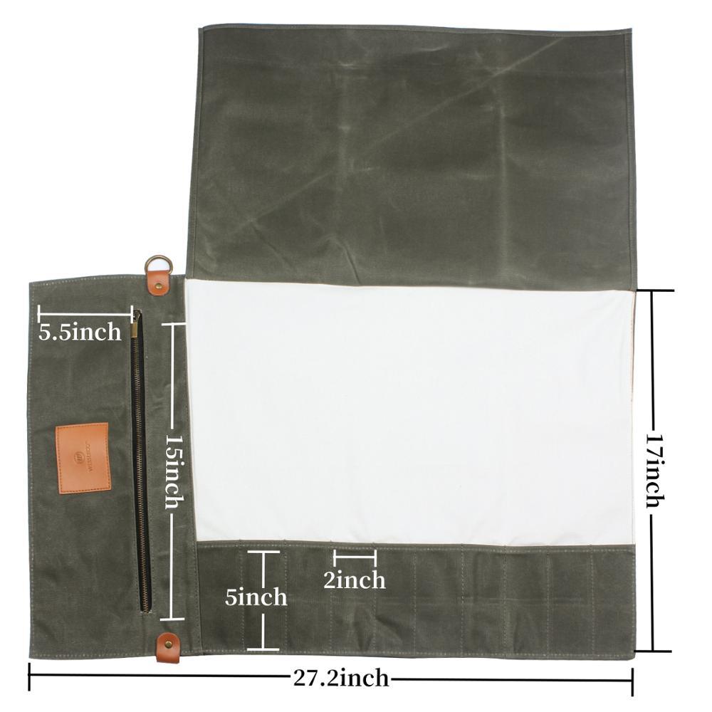 RYNX | Pocket Green Canvas Knife Bag