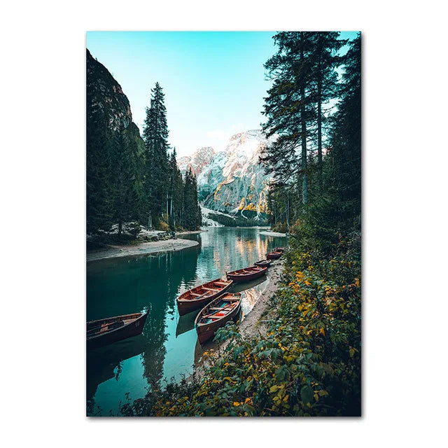Rynx | from a picturesque forest lake on canvas