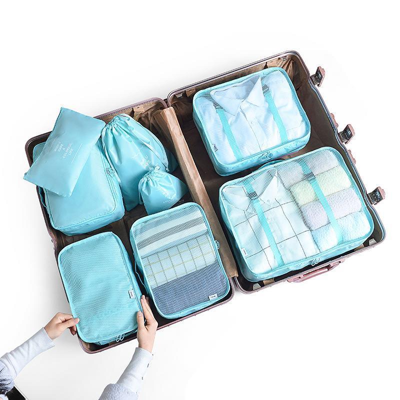 Rynx | Travel Smart: versatile 8/6/1-piece organizer set for effortless packing